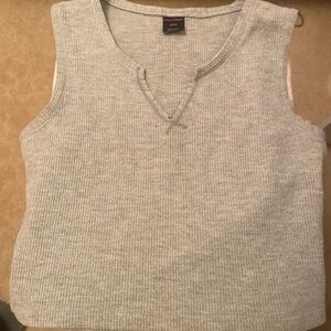 Gray Waffle Tank Suzette Collection